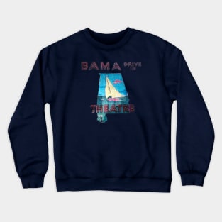 Bama Drive-In Movie Theatre Crewneck Sweatshirt